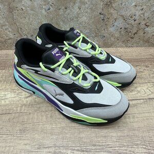 PUMA Sneakers Mens Size 12 White Multicolor RS-Fast Bulky Retro Mesh Leather Lac